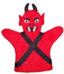 RED DEVIL HAND PUPPET